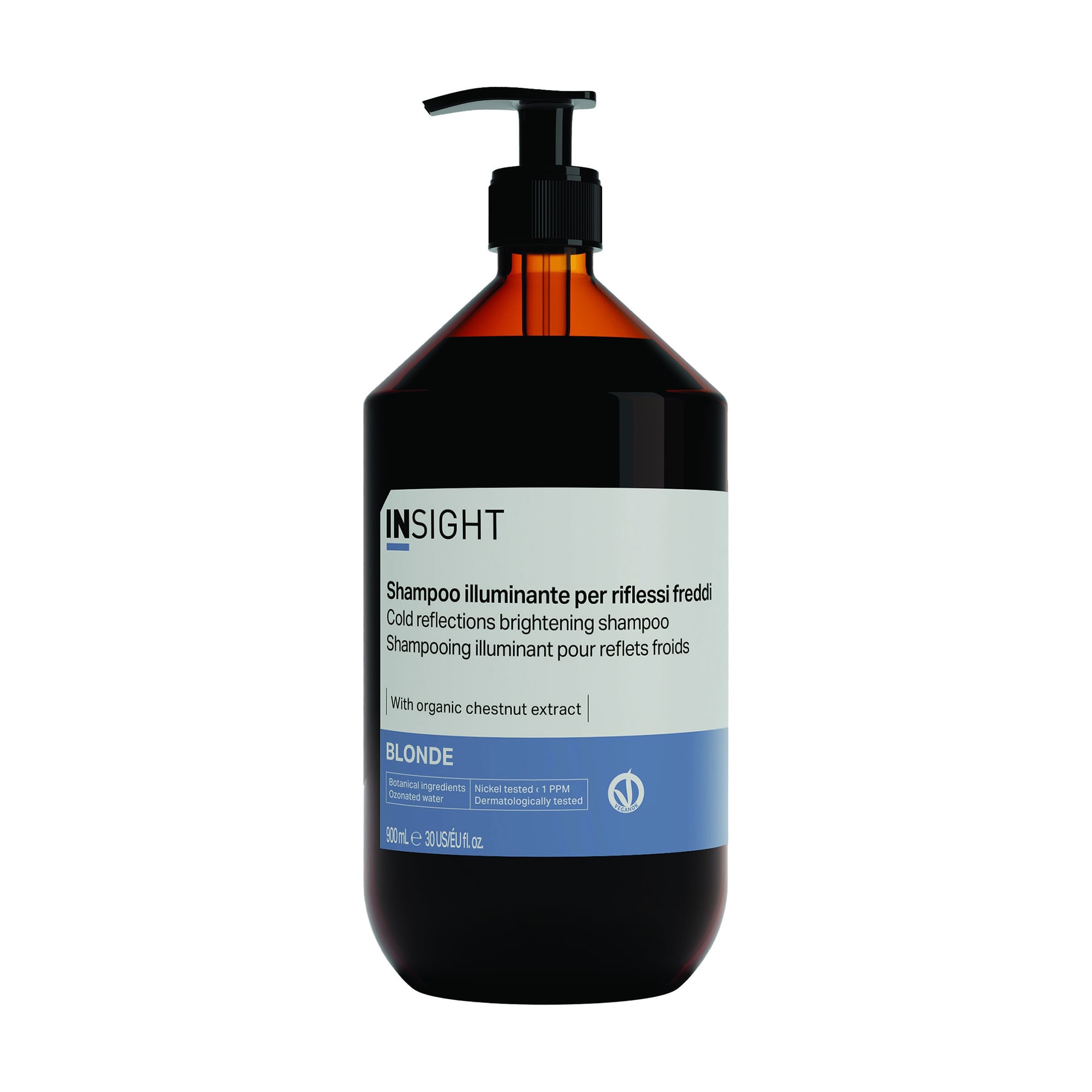Шампунь для волосся Insight Blonde Cold Reflections Brightening Shampoo, 900 мл (скло)